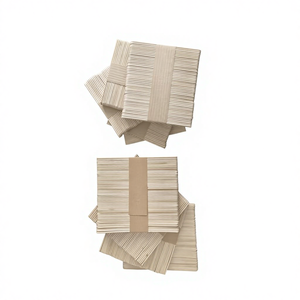 Bâtonnets de sucettes glacées en bois naturel, longueur standard, vente en gros, cuillères à glace, emballage personnalisé - Product Image 4