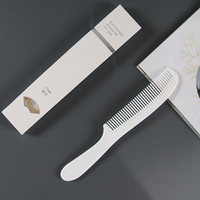 Boîte en carton blanc pour kit dentaire d'hôtel, peigne, kit de rasage, trousse de toilette, bonnet de douche, logo personnalisé OEM
