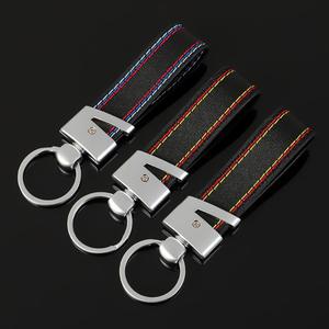 <span class=keywords><strong>Porte</strong></span>-clés de <span class=keywords><strong>voiture</strong></span> en cuir imprimé numérique réglable de luxe de style nouveau pour les voitures AMG <span class=keywords><strong>BMW</strong></span> M - Cadeau de bienvenue - Product Image 4