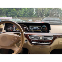 Radio de coche Android13 de 12,3 pulgadas para mercedes-benz Clase S W221 2006-2013 Qualcomm GPS Navi Multimedia Auto inalámbrico Carplay Unidad Principal
