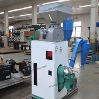 Nouvelle machine à décortiquer le riz domestique d'occasion, moulin agricole pour maïs/ballestes, moulin à haricots mungo/riz, moteur en acier inoxydable 201 AIIWIN