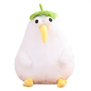 Simulation several dimensional bird funny bird plush toys original soft cute lover children's day chicken birthday gift