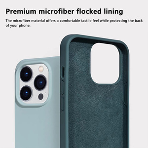 เคสโทรศัพท์ซิลิโคนเหลวแบบรักษ์โลก ปลอดสาร BPA ไร้กลิ่น นุ่ม ป้องกันอย่างดี สำหรับ iPhone 18 17 16 15 Pro Max - Product Image 3