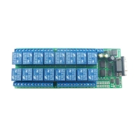 BSSY)R223C16 Carte de relais 12V à 16 canaux, module de commutation à temporisation RS232 DB9, interface femelle, port série