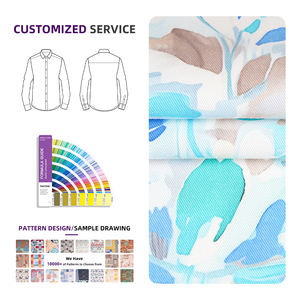 Tissu tissé sergé Lyocell écologique 100% de l'usine OEM ODM Impression biologique durable pour robe de femme Prix compétitif - Product Image 2