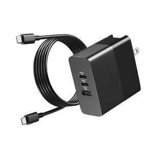 Cargador Rápido GaN de 65W PD con 3 Puertos Tipo C/A para Laptop, Teléfono y Tablet, Enchufe Europeo, Gran Venta - Product Image 1