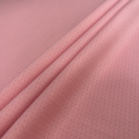 Tissu jersey 100% polyester uni bicolore tricoté extensible respirant recyclé sublimation 150 g/m² pour vêtements de sport pour filles