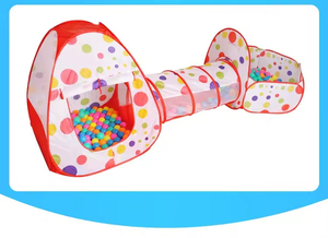 Parque infantil portátil 3 en 1 para niños, tienda grande para niños, PISCINA DE BOLAS, pozo de bolas con túnel - Product Image 5
