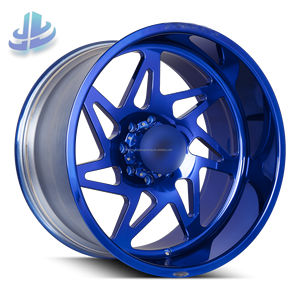 Rines Forgiatos Finestro-T Negros con Acabado Mecánico de 22, 24 y 26 Pulgadas, Ruedas Personalizadas Elegantes para Autos Cadillac, Dodge Charger, <span class=keywords><strong>Mustang</strong></span> - Product Image 4