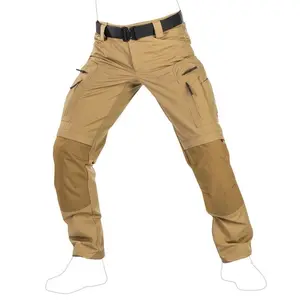 Pantalon camouflage extensible résistant à l'eau pantalon de travail de randonnée léger alpinisme extérieur pantalon pour homme