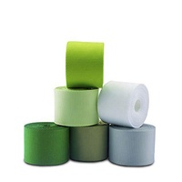 Ruban gros-grain Gordon, grande taille 75 mm, noir et blanc, 3 pouces, couleurs en stock