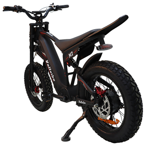 Potente Bicicleta Eléctrica de 2000W y 60V con Neumáticos Gruesos de 20 Pulgadas, Suspensión Completa, Estilo Retro, para Adultos, Disponible en EE. UU., Lista para Enviar, M2-HONG - Product Image 5