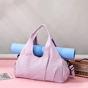 New Design Solid Color Large Capacity Waterproof Multiple Layers Polyester Zipper Closure Adjustable Yoga Offshore Travel Bag - Product Image 1