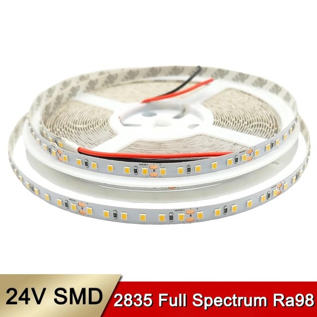 Full Spectrum High Cri Ra98 24V 140Leds/m SMD2835 Led Strip Light 8mm High Quality 2835 SMD Led Strip for Room Decoration