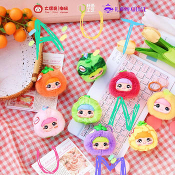 YAYA フルーツぬいぐるみ 4個セット yaya楽しいフルーツぬいぐるみシリーズ本物のブラインドボックス