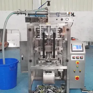 Automatic Vertical Sealing Vffs Liquid Filling And Rubber Seal Pack Machines Melted Cheese Packaging Machine