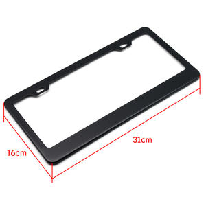 Cadre de plaque d'immatriculation américain de haute qualité 2020 cadre de plaque d'immatriculation personnalisé en acier inoxydable avec accessoires - Product Image 3