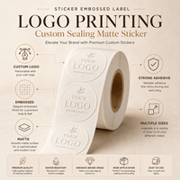 Rouleau d'autocollants adhésifs en papier texturé écologique et recyclable avec logo de marque personnalisé, forte adhérence, pour cadeaux et artisanat
