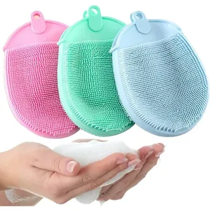 Adult Gloves TPE Soft Exfoliating Massage Bath Brush Modern Style <b>Body</b> Cleaning Brush Remover <b>Scrub</b> - Product Image 1