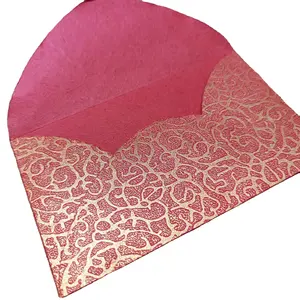 RTS Exquisite Design Phantasie Papier umschlag Kreditkarte Geld Geschenk Hochzeits einladung Schöne rote Umschläge Paket Tasche