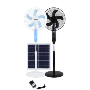 HS188 Rechargeable Solar Fan With Solar HS188 Solar <b>Stand</b> Fan - Product Image 2