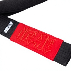 Cinturón de Jiu-jitsu Brasileño de Tela de Algodón Tejida con Perlas de Alta Calidad con Logotipo Personalizado, Calidad Premium, Resistente al Encogimiento, Transpirable y Ligero - Product Image 3