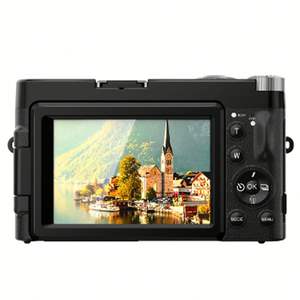 Cámara Digital para Niños de 48MP con Pantalla IPS Giratoria de 3.0 Pulgadas, Video 4K, Gran Angular de 180°, Mini Portátil, Material ABS, Educativa - Product Image 3