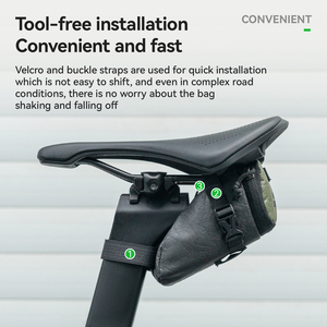 ROCKBROS sac de selle arrière étanche pour vélo de route vtt réutilisable vélo pliant décontracté respectueux de l'environnement - Product Image 3