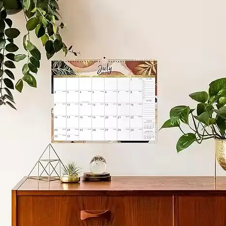 新製品卸売月間壁掛けカレンダーカスタムCmykフルカラー365日デスクアドベントカレンダーテーブル印刷カレンダー