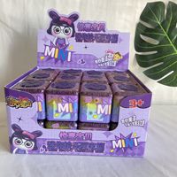 Mini boîte à trésor heureuse petite princesse stockage échange décrochage jouets mystérieuse boîte à surprise avec clé de déverrouillage thème animal