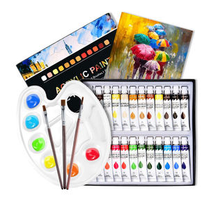 Set de Arte con Pintura Acrílica, Panel de Lienzo y Pinceles, Set de Pintura en Lienzo <span class=keywords><strong>para</strong></span> Niños - Product Image 1