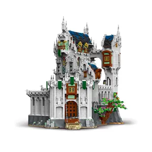 Mork 033010 Castle Series Bausteine mittelalter liches Haus Street View Lego for Kids Mädchen Montage Spielzeug Geburtstags geschenk