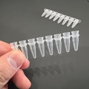 Tiras de PCR de 8 Tubos de Alta Calidad, Incoloras y Transparentes, Material PP, Fuente Directa del Fabricante - Product Image 5