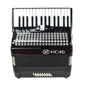 Accordéon professionnel haut de gamme en acier inoxydable avec grille de protection en pin rouge, 30 touches, 24 basses - Product Image 1