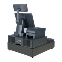 Guangdong 12.1 inci layar mesin kas harga pabrik dengan Keyboard/Printer/laci tunai Terminal Pos kualitas baik