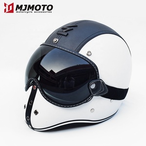 Helm motor Universal, helm motor, lensa Visor, aksesoris kacamata cocok untuk semua Vintage Retro, helm setengah wajah terbuka - Product Image 2