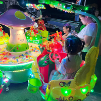 Manège Carrousel Mini Électrique « Cheval » Confortable et Sécurisé pour Enfants, 6/8/10/12 Places, Jouets de Parc d'Attractions, Vente en Gros