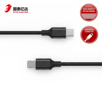 Câble de charge rapide USB Type-C de haute qualité 30W, conducteur en cuivre pur, tressé en nylon, pour iOS, iPad, appareil photo, 1,2 m