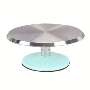 Wholesale Aluminium Alloy Revolving <b>Cake</b> Stand 12/10 Inch Rotating <b>Cake</b> Turntable for <b>Cake</b> Cupcake <b>Decorating</b> <b>Supplies</b> - Product Image 1