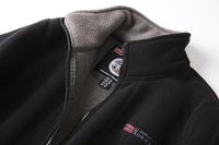 LLS Veste polaire chaude d'hiver XL Plus Size pour hommes Nouveaux sports de plein air avec motif de col montant Décoration OEM Service disponible