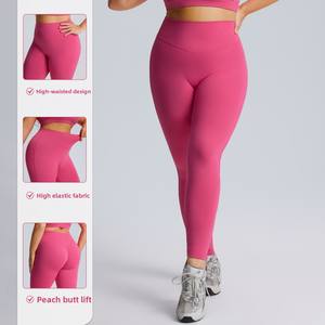 Pantalones de Yoga de Cintura Alta Elástica para Mujer, Talla Grande, Levanta Glúteos, Sensación de Nube, Secado Rápido, Largos hasta el Tobillo - Product Image 1