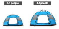 Produit en promotion, tente de camping de luxe imperméable et résistante aux intempéries, tente dôme de plein air, protection UV, facile à installer, carpas