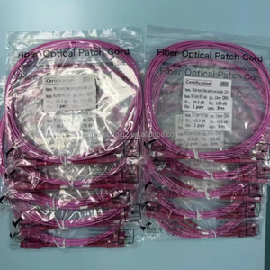 Cable de Fibra Óptica para Interiores de Baja Pérdida de Inserción, 3M, Multimodo OM4, Cubierta Morada LSZH, Cable de Conexión Óptica - Product Image 3