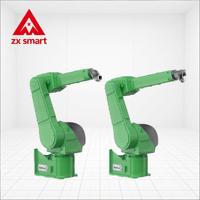Robot de peinture articulé 6 axes certifié ATEX antidéflagrant, moteur de boîte de vitesses, profilé métallique en aluminium pour cadre de porte et fenêtre, automatique