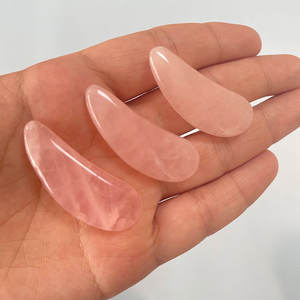 Tùy chỉnh Mini Rose Quartz pha lê mặt ngọc trang điểm muỗng kem thìa ứng dụng cho khuôn mặt loại mặt massager - Product Image 6
