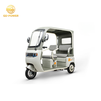 Rickshaw électrique direct d'usine Trike électrique à deux places 600W 60V 20Ah Trois roues pour la mobilité locale