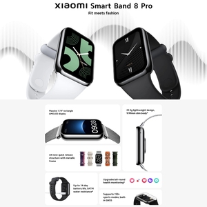 Xiaomi <span class=keywords><strong>Mi</strong></span> <span class=keywords><strong>Band</strong></span> 8 Pro Original de Calidad Perfecta, Pantalla AMOLED a Todo Color de 1.74 Pulgadas, Resistente al Agua 5ATM, Reloj Inteligente - Product Image 2