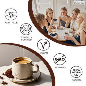 Pérdida de peso instantánea Keto Café negro Bebida sólida L-Carnitina Hierbas Café verde Polvo Gimnasio Seta Adelgazante Dieta Café - Product Image 2