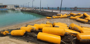 港の安全水の境界とボートジェットスキー海の人々のセキュリティブームのための耐久性のある浮体式セキュリティバリア - Product Image 5