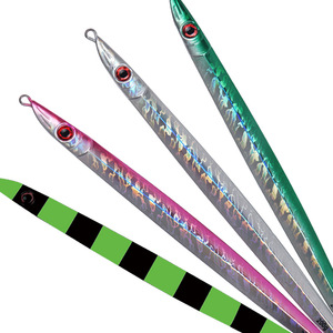 Señuelo de pesca de hundimiento rápido de 200g para pesca en aguas profundas, material de plomo para peces de agua salada, 23cm de longitud con diseño luminoso. - Product Image 1